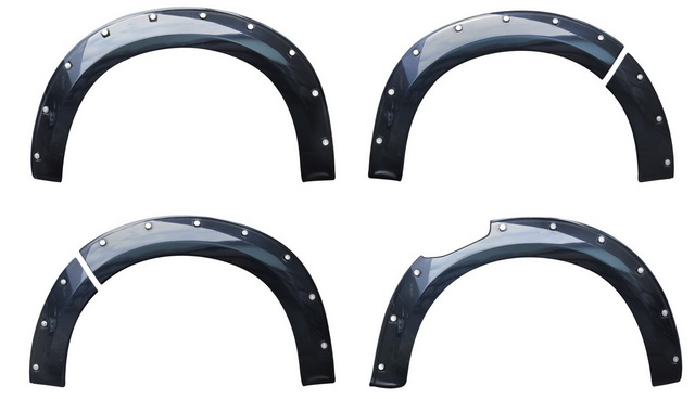 FENDER FLARE OFFROAD (STD) 7'' TRUE BLACK  D/C